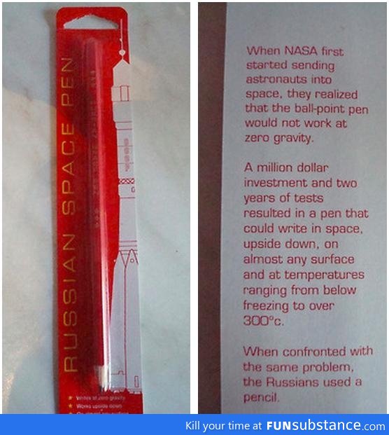 Russian space pen