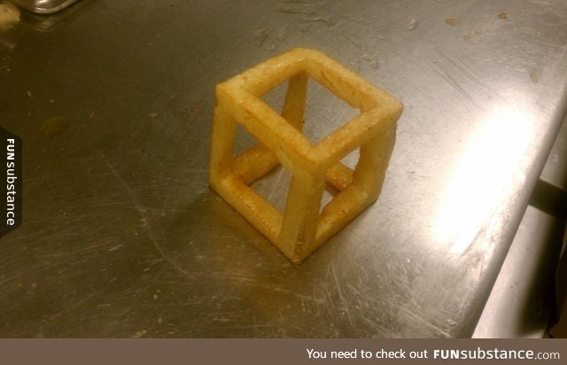 I give you the French fry cube