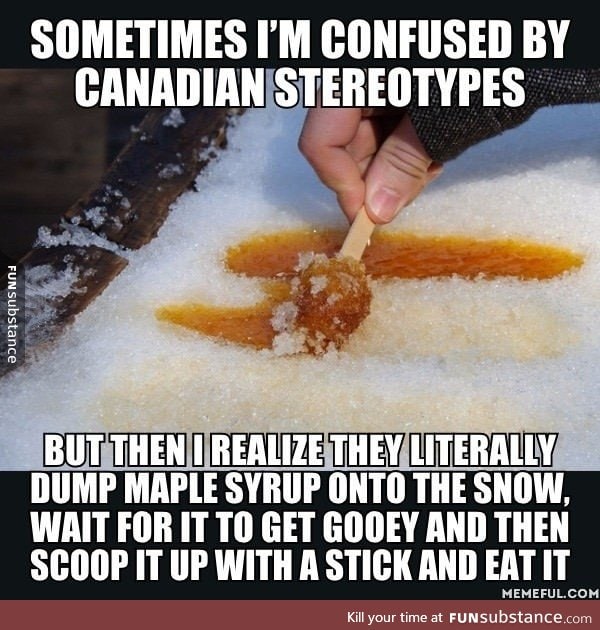 Canadian maple balls