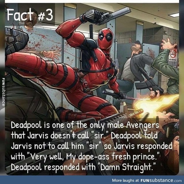 Deadpool and Jarvis fact