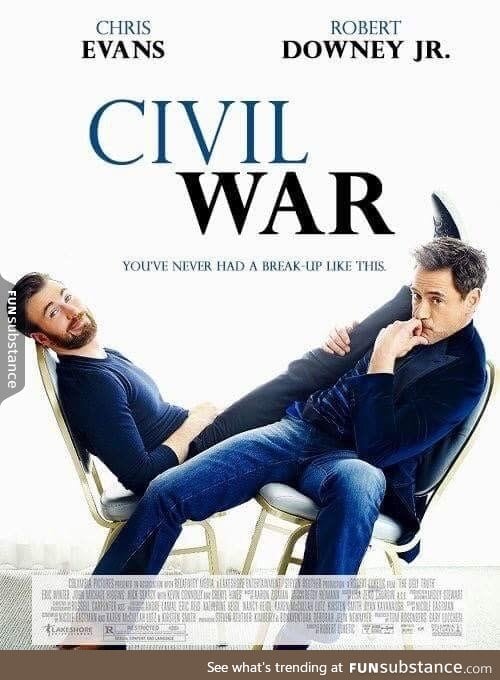 RDJ just posted this to make Civil War look like a chick flick