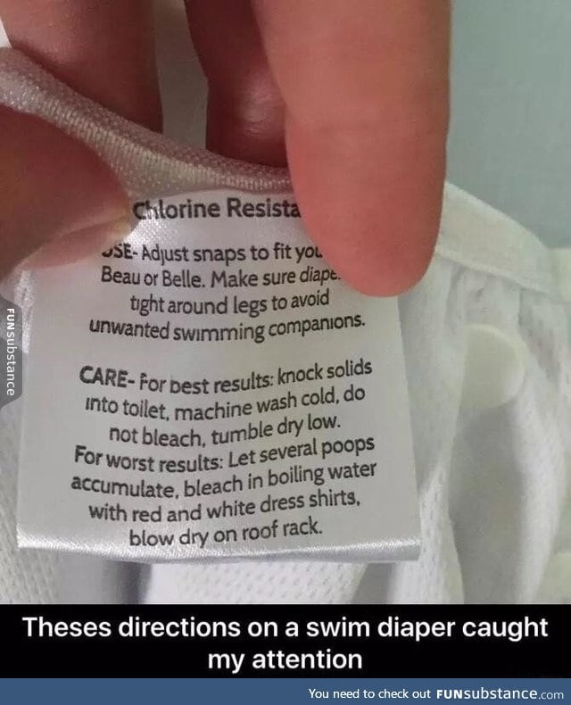 Swim diaper