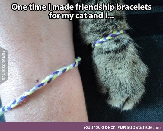 Friendship bracelet win
