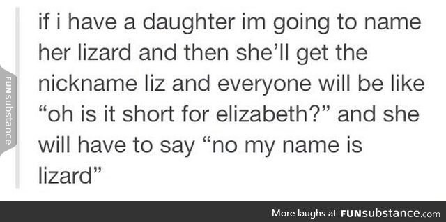 Lizard as a name