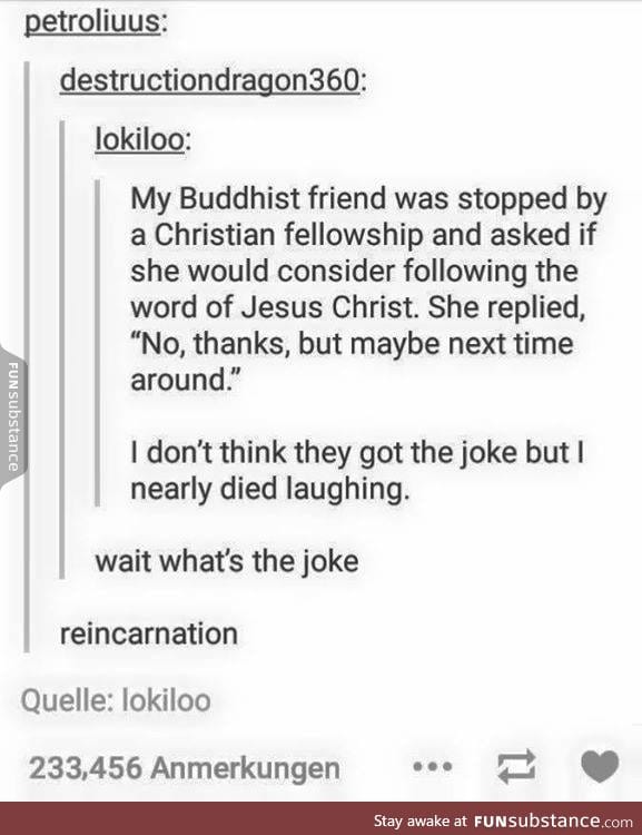 Example of a good religious joke