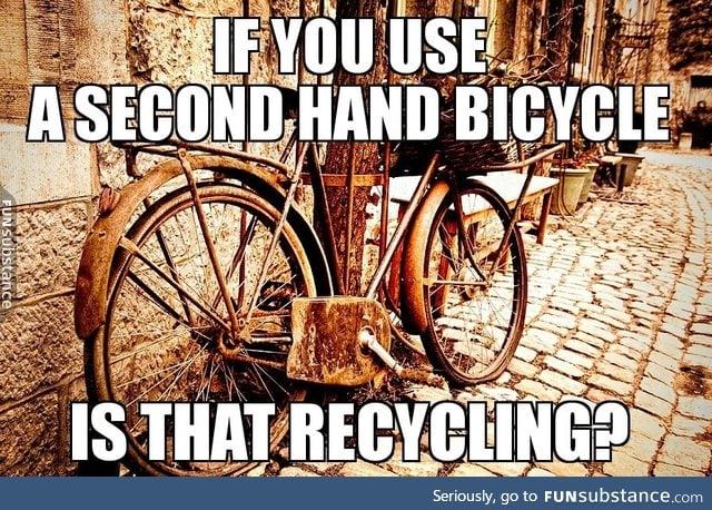 Second hand bicycle