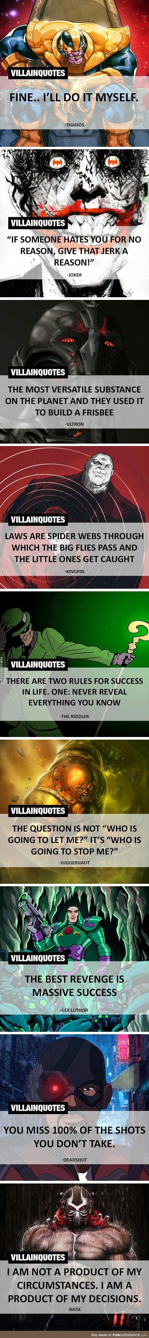 Villain quotes
