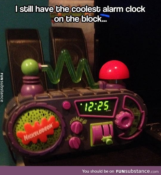By far the coolest alarm clock