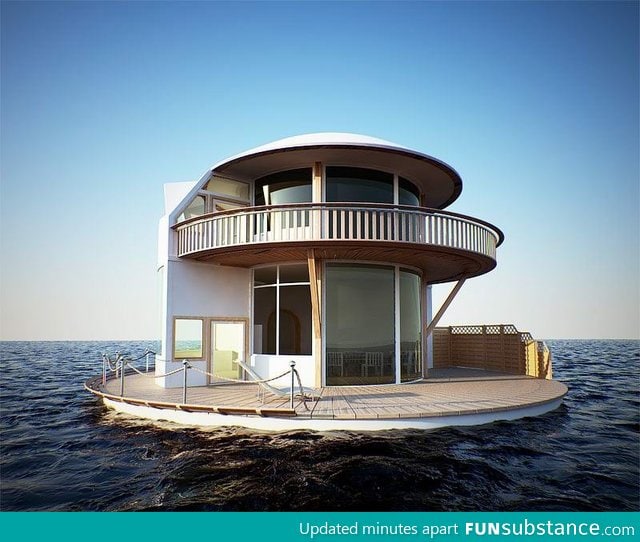 My dream house in the middle of an ocean
