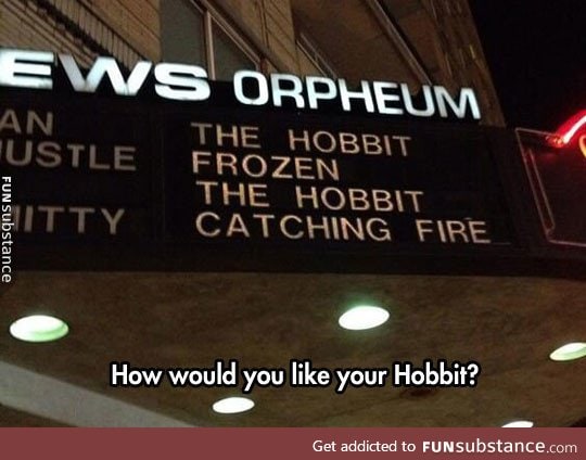 Please choose your hobbit