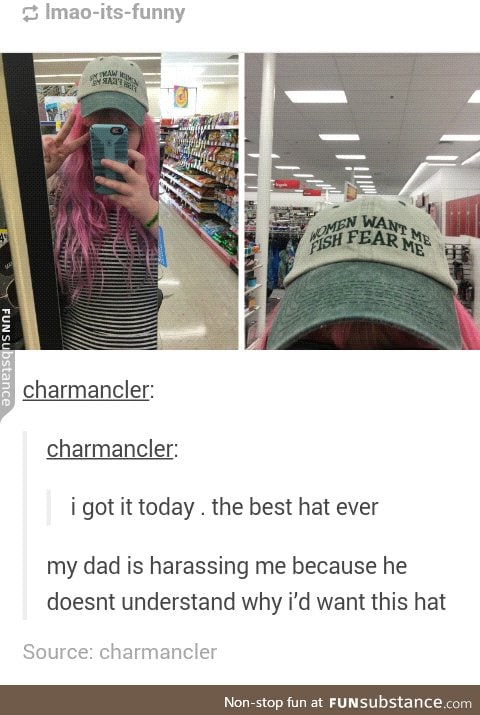 I want that hat