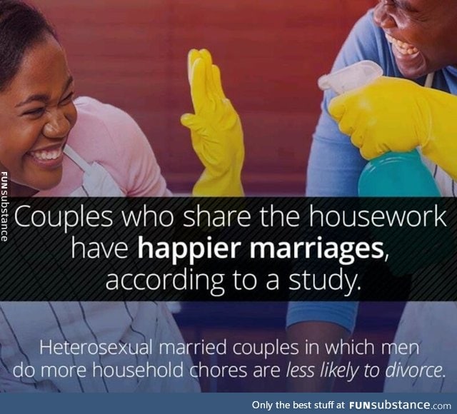 Housework can save your marriage