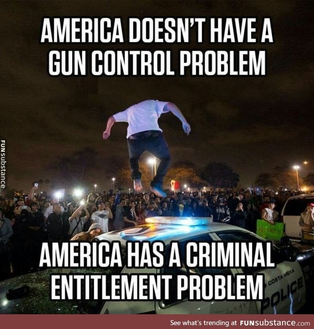 Gun control is not the problem