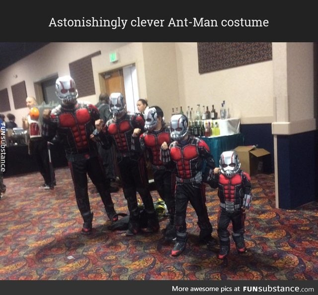 Clever Ant-Man costume