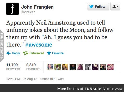 Neil Armstrong the troll