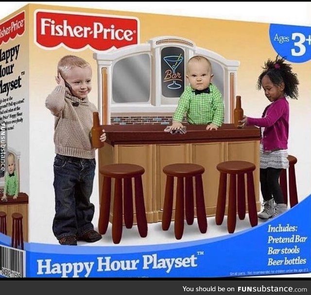 A play set we can relate to