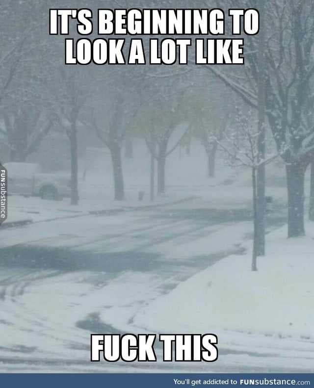 For all of us in the Northern Hemisphere who get snow