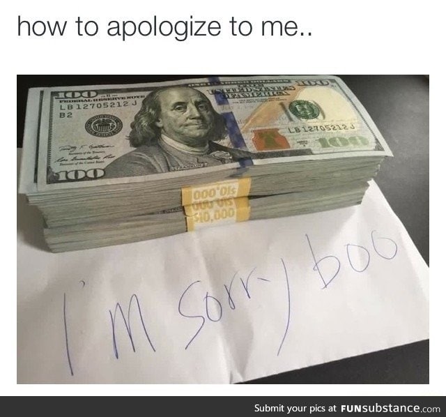 Perfect apology