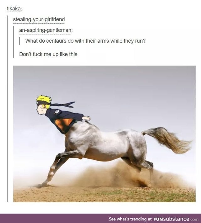 I guess that'd make it easier for Sasuke to ride him