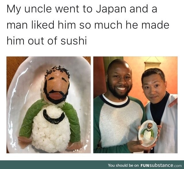 Cute lil sushi uncle