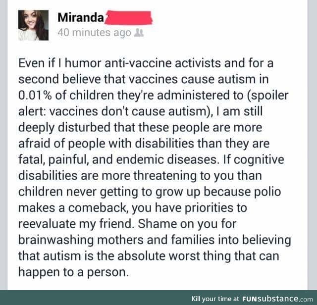 Vaccinate your kids you barbarians