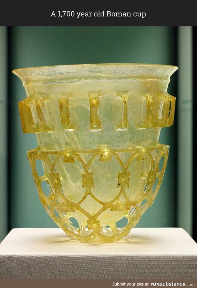 Very well preserved Roman cup from 1,700 year ago