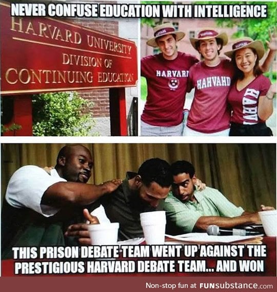 Education vs. Intelligence