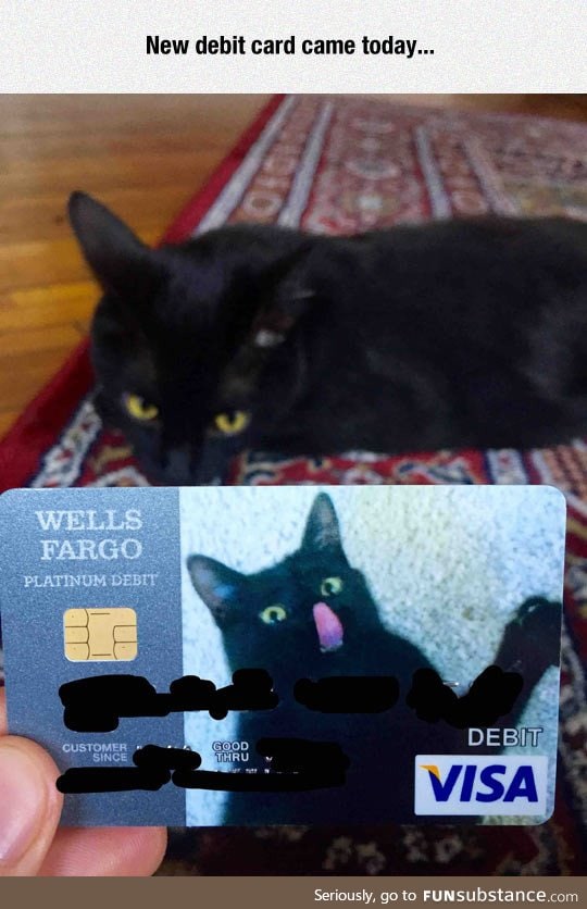 New debit card