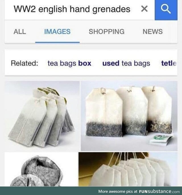 English hand grenades