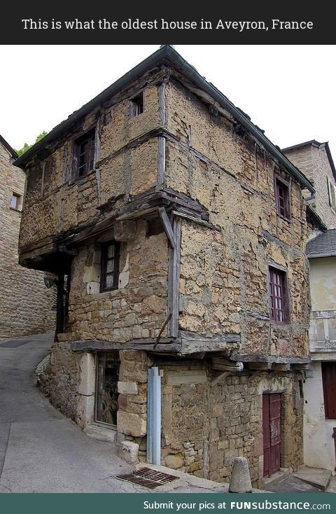 Oldest house in Aveyron, France