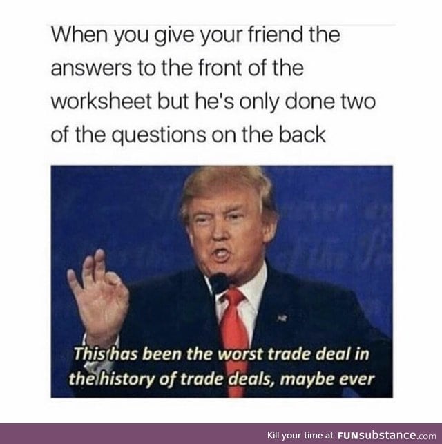 The worst trade deal