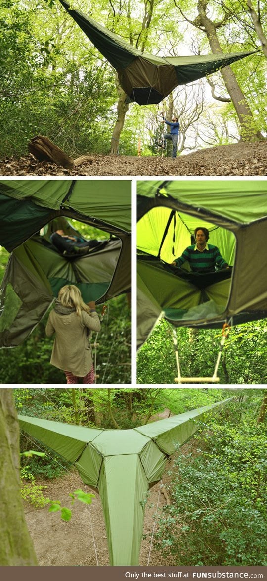 Treehouse tent