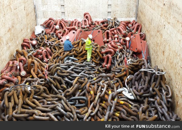 Anchor chains are HUGE