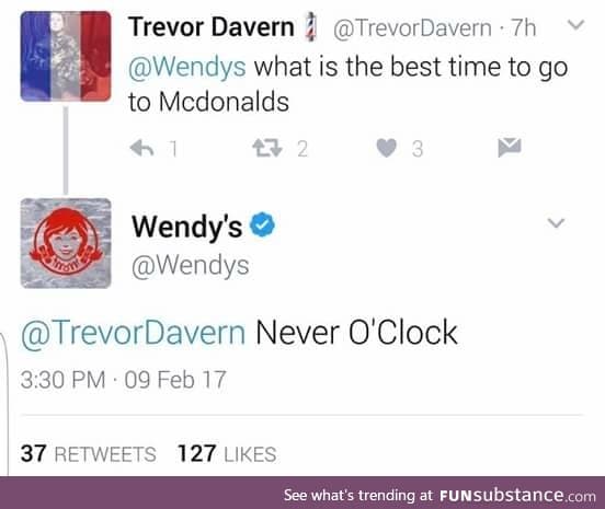 Wendy's is hilarious