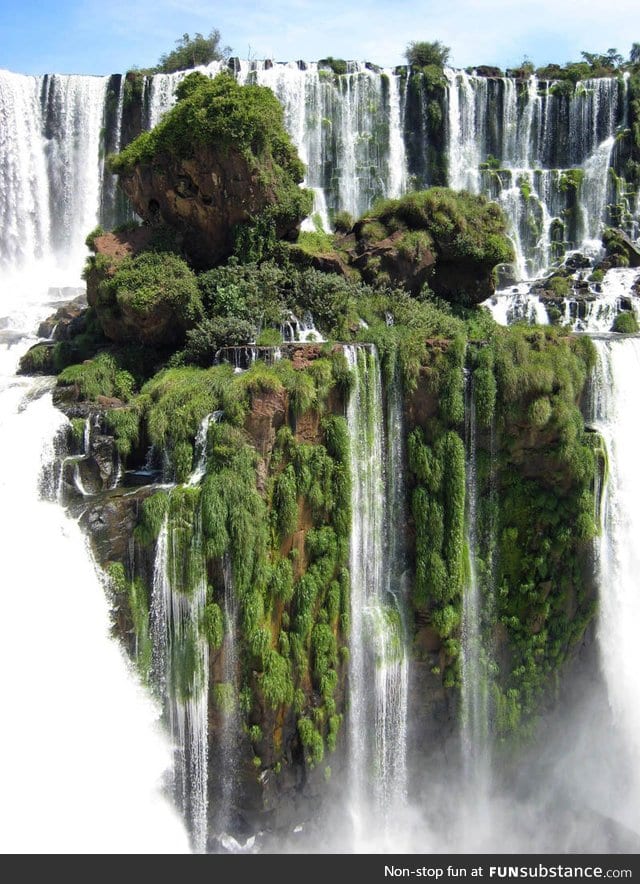 Stunning view of iguazu falls