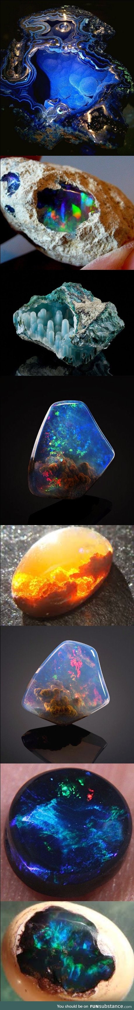 Rocks that look like they contain other worlds