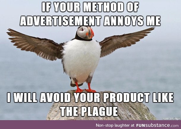 Looking at you, unskippable video ads on Youtube