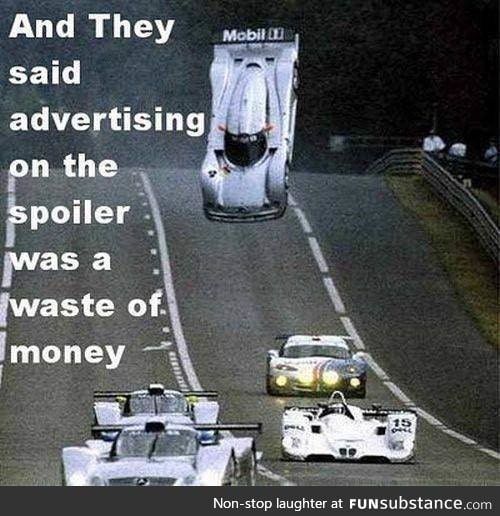 That's some clever advertising!