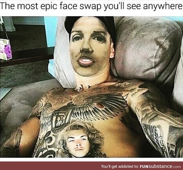 Epic face swap