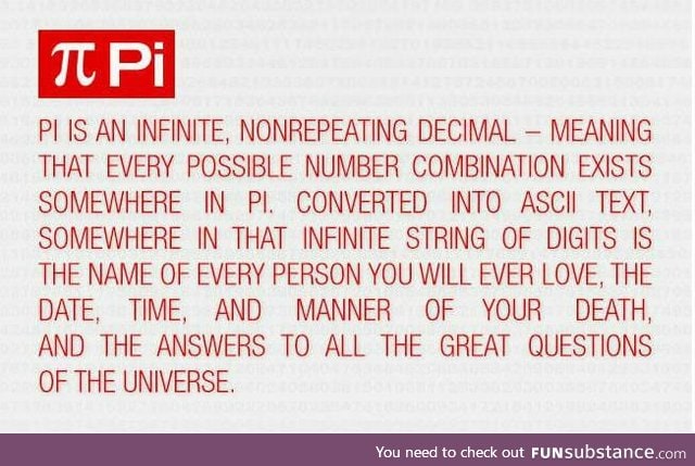 The mind blowing thing about PI