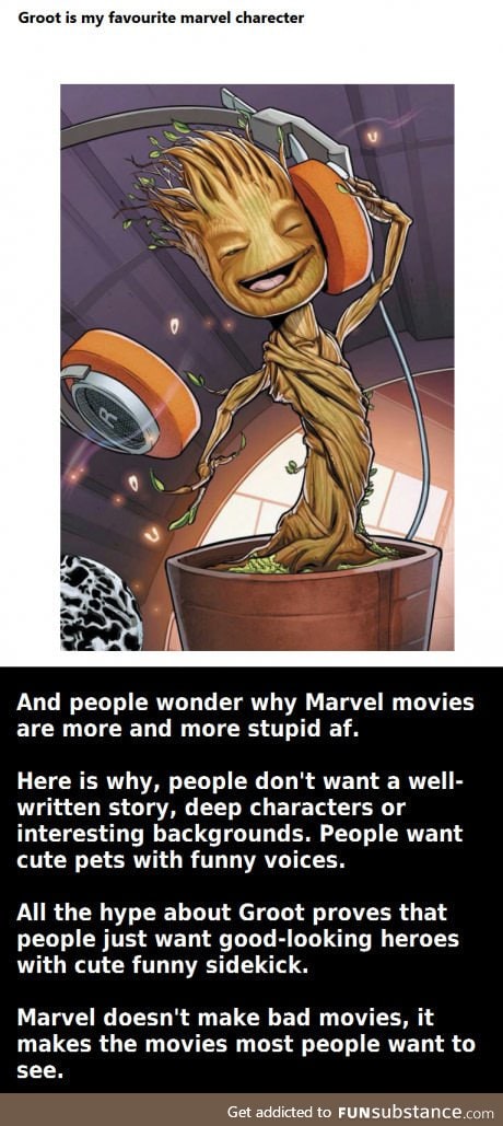 "Why Marvel movies are so bad?"