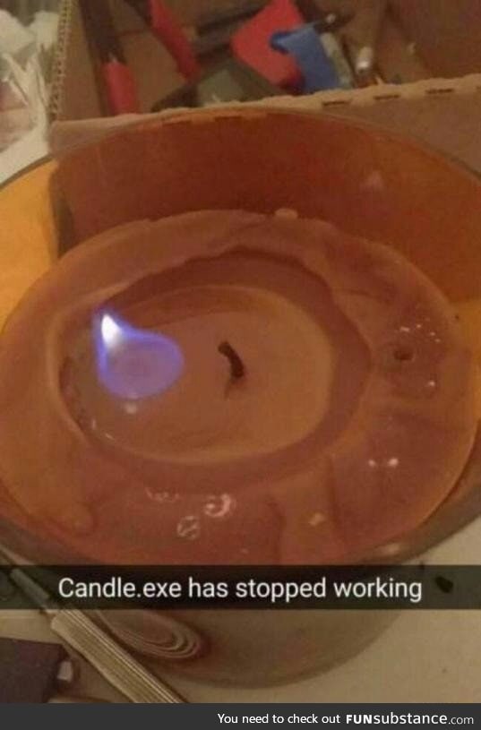 Something wrong with the candle