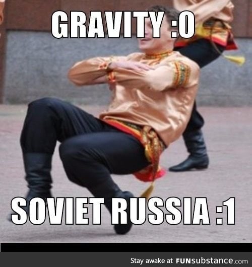 Ruskies ....They even dance squatting