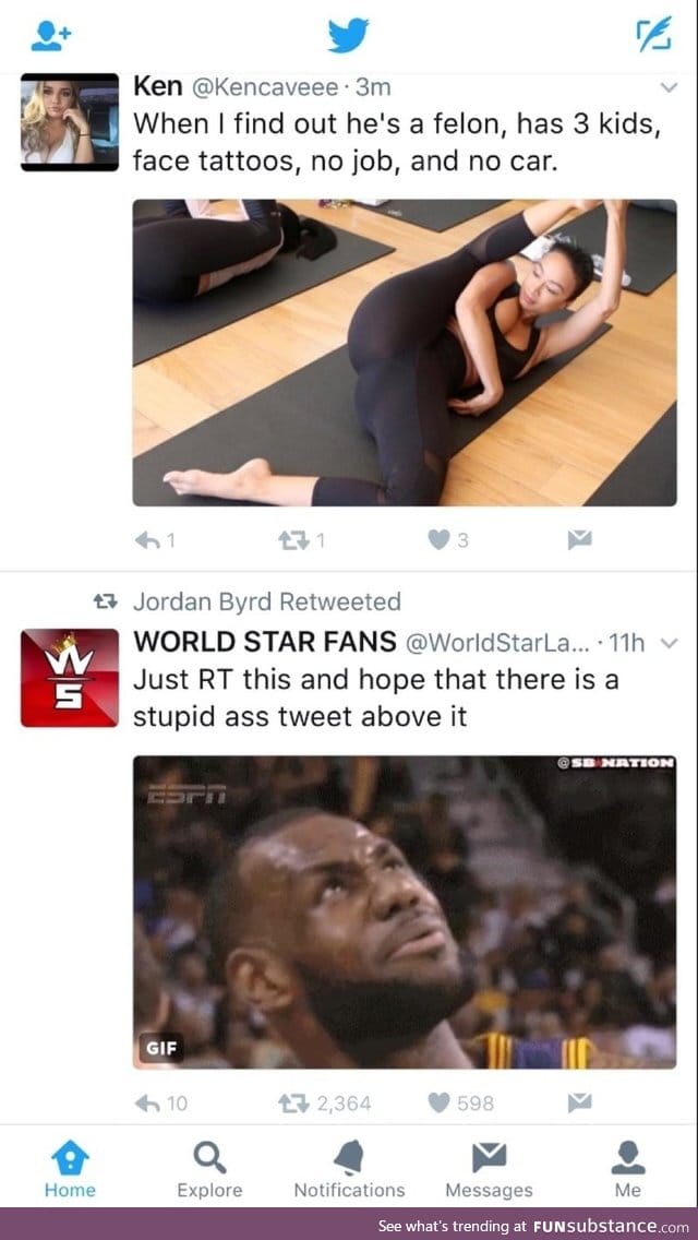 Stupid ass tweet