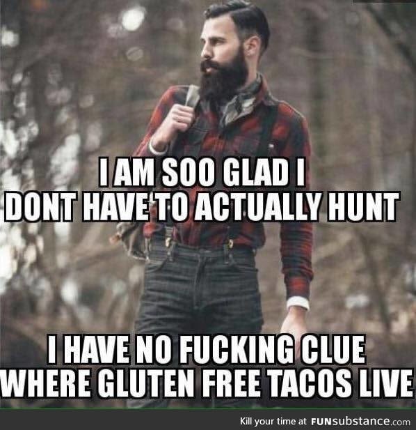 Hunting for gluten free food