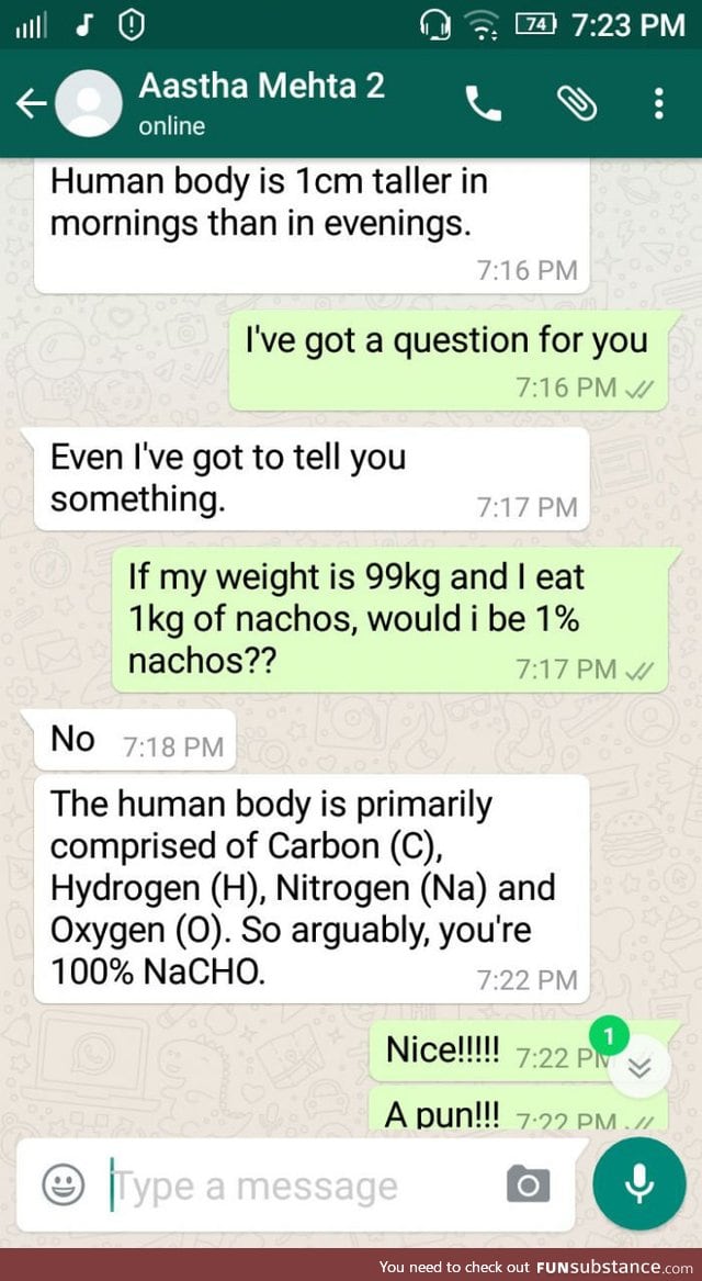 100% nacho