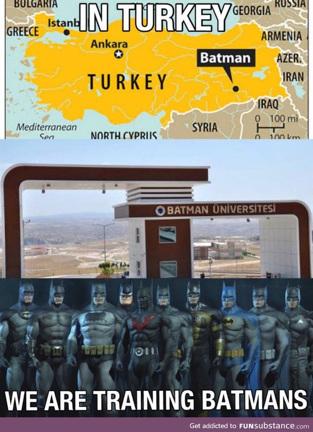 In Turkey they're creating batmans