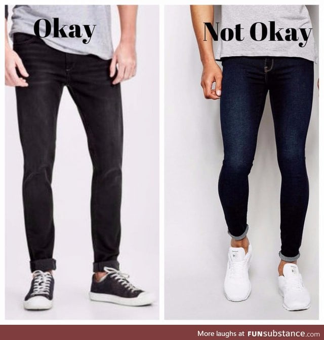 Slim Fit Jeans vs Skinny Jeans