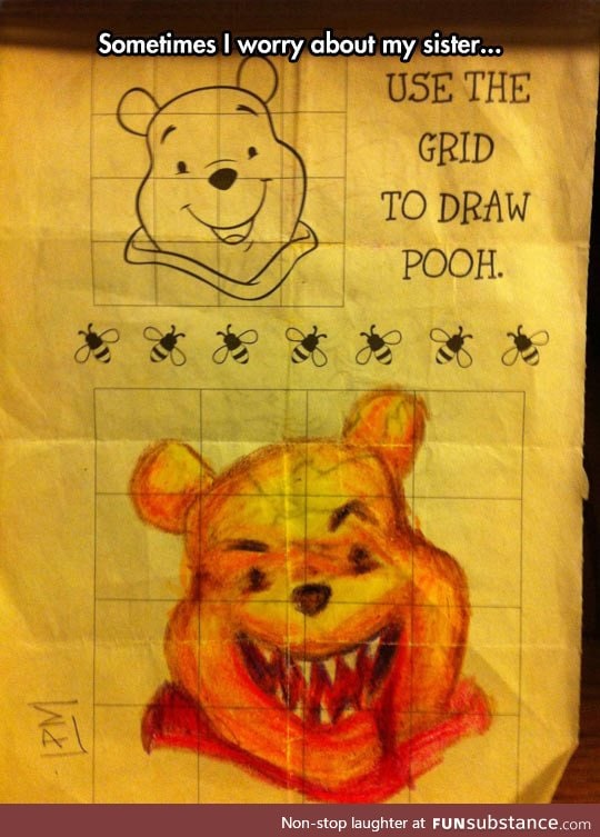 Draw pooh
