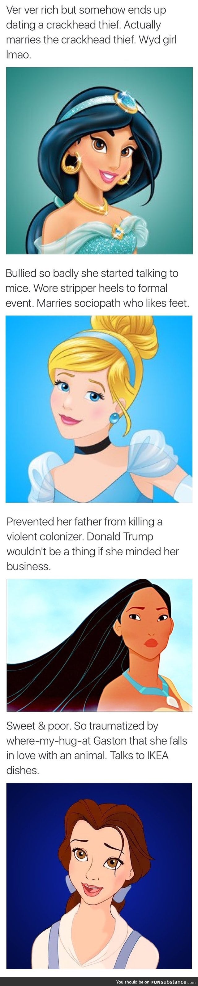 A modern take on the princesses